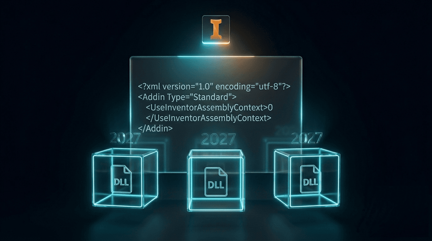 Using Inventor 2027 Built-In Addin Dependency Isolation